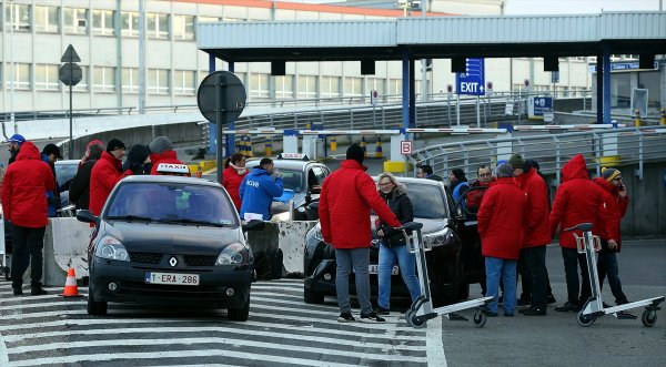 Belçika'da grev zamanı