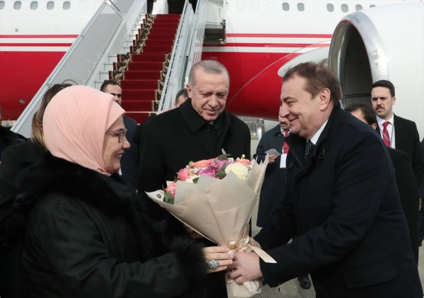 a Cumhurbaşkanı Erdoğan Rusya'da