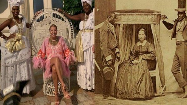 Amerikan Vogue editöründen ırkçı poz