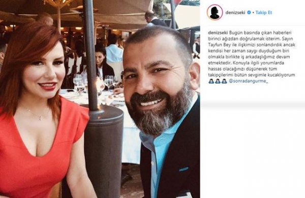 Deniz Seki'den ayrılık açıklaması