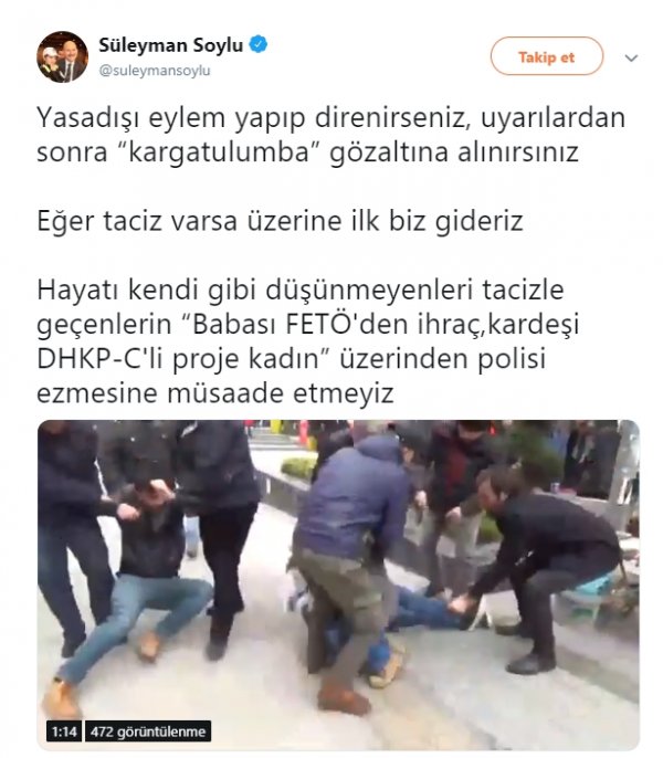 Süleyman Soylu taciz iddialarına cevap verdi