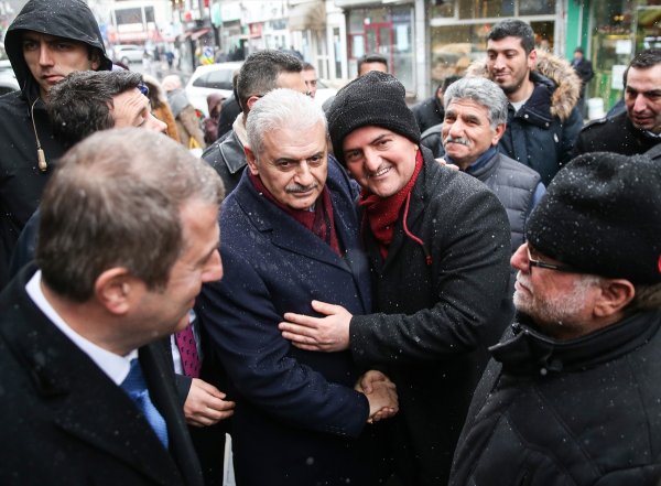 Binali Yıldırım, Sarıyer'de