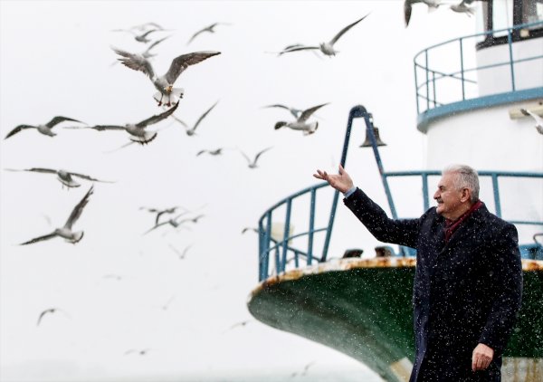 Binali Yıldırım, Sarıyer'de