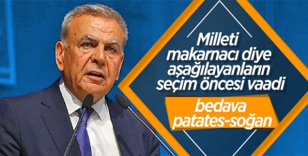 CHP İzmir'de bedava patates-soğan dağıtıyor