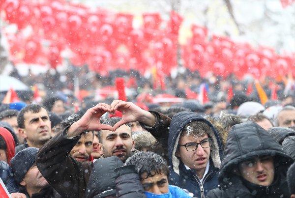 Cumhurbaşkanı Erdoğan'ın Erzurum mitingi