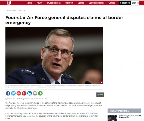 ABD'li generalin Rusya korkusu