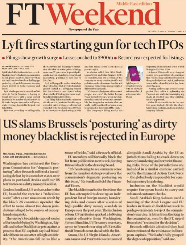 Dünya manşetlerinde hafta sonu