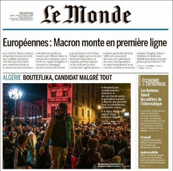 Dünya gazetelerinde günün başlıkları