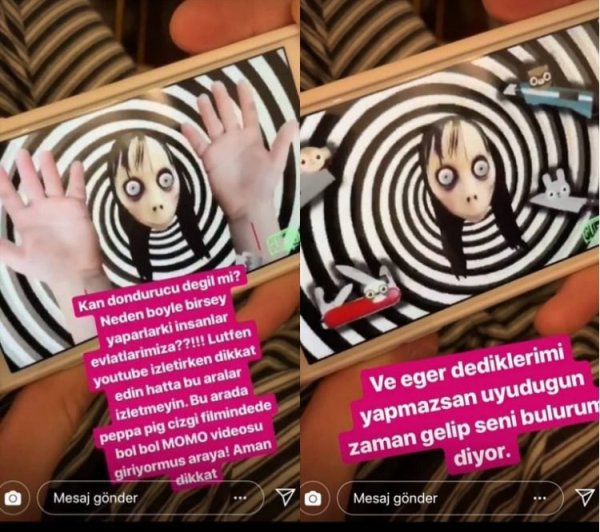 Momo oyunu intihara sürüklüyor