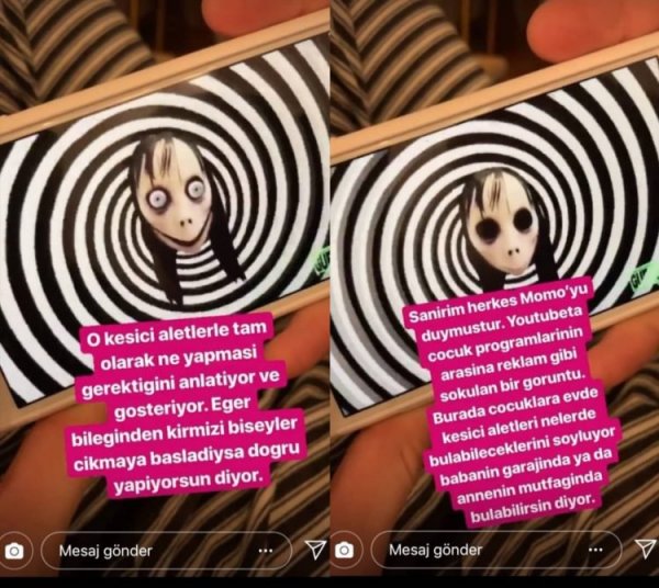 Momo oyunu intihara sürüklüyor