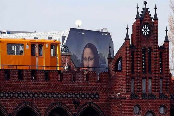 Berlin'de Mona Lisa kopyası yapıldı
