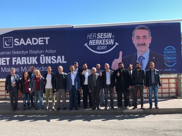 Adıyaman'da HDP ile Saadet ittifak pozu verdi