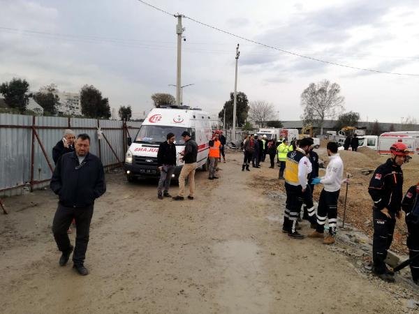 d İzmir'de metro inşaatında göçük