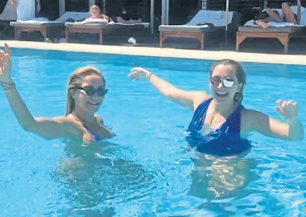 Işıl Reçber kızının yanına uçtu