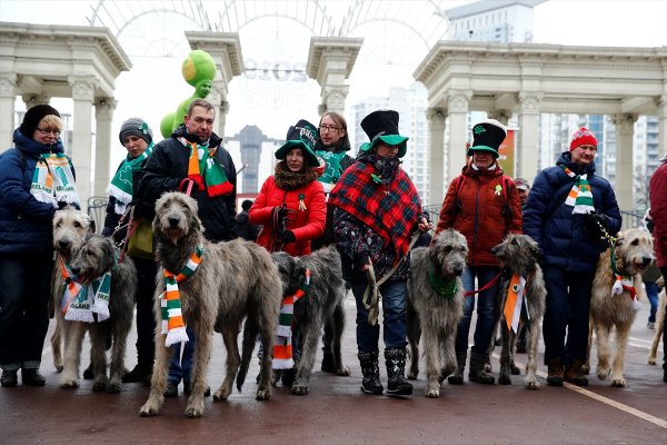 a Moskova'da Aziz Patrick Günü kutlamaları