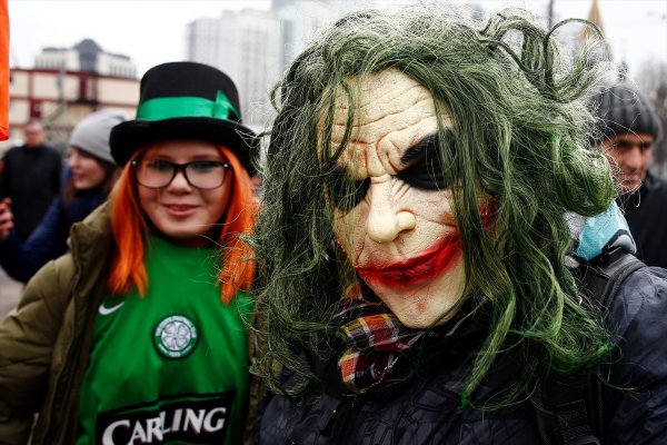 a Moskova'da Aziz Patrick Günü kutlamaları