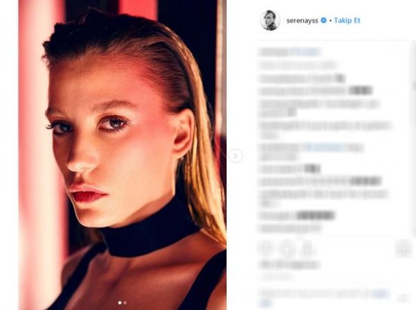 Serenay Sarıkaya görülmemiş pozlarını gösterdi