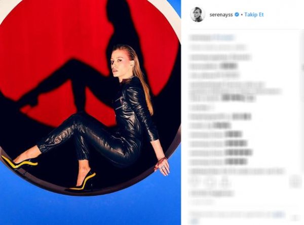Serenay Sarıkaya görülmemiş pozlarını gösterdi