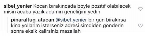 Pınar Altuğ, takipçinin yorumuna sinirlendi