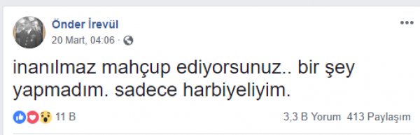 Albay İrevül'ün tepkisine destek geldi