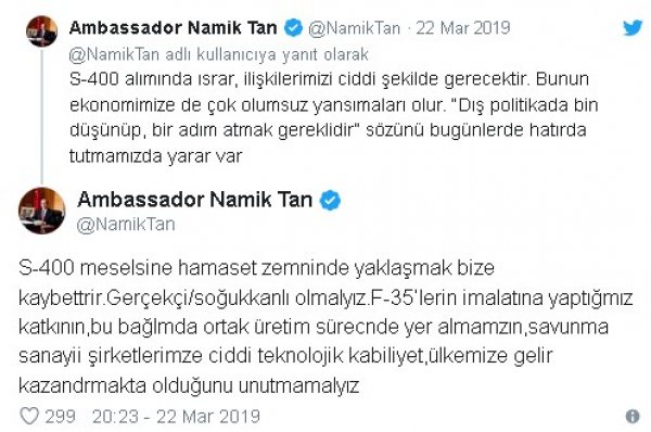 ABD kızmasın diyen büyükelçiye: Maaşın Türk milletinden