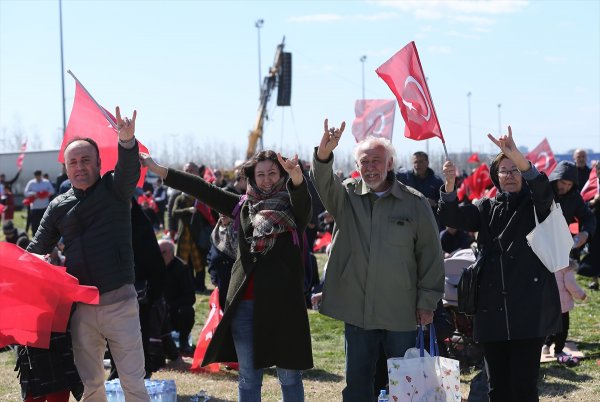 Cumhur İttifakı'nın İstanbul mitingine vatandaşlar akın etti