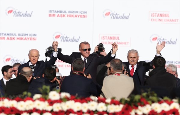 a Cumhur İttifakı'nın İstanbul mitingine vatandaşlar akın etti