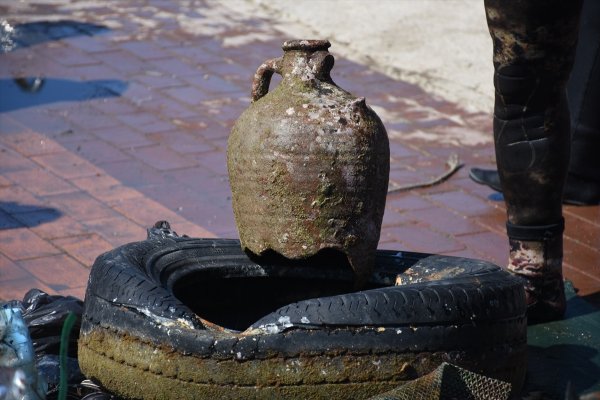a Bodrum'da denizden çıkanlar hayrete düşürdü