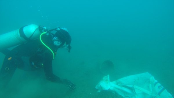 a Bodrum'da denizden çıkanlar hayrete düşürdü