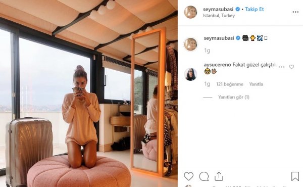 Şeyma Subaşı'nın sevgilisi İstanbul'da