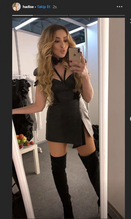 Hadise yine iddialı