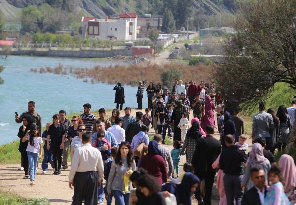 Dukan Barajı'na Iraklılardan yoğun ilgi