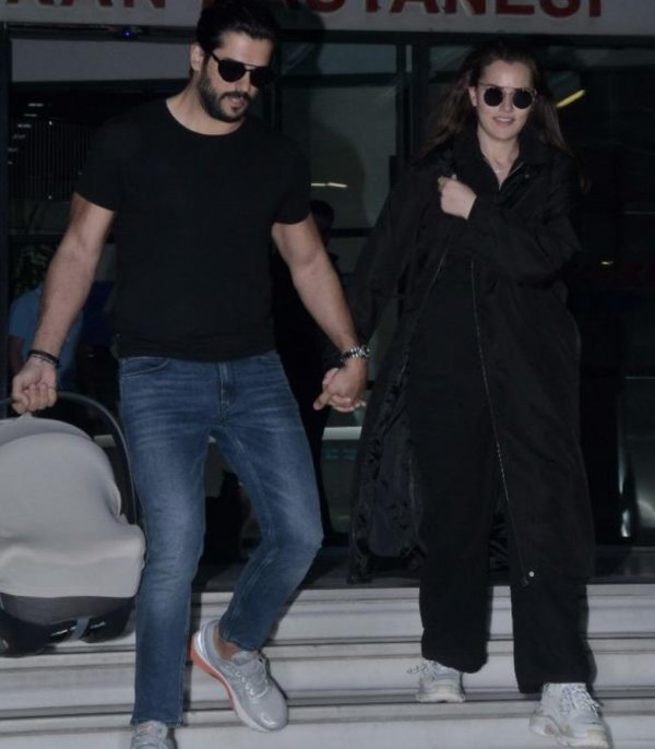 Burak Özçivit ile Fahriye Evcen'e doğum anı sorusu