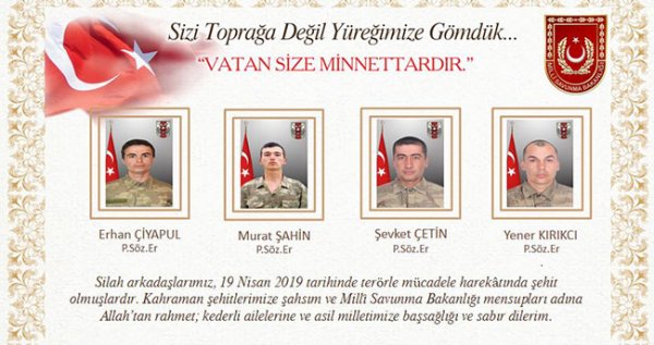 Şehitlerin baba ocağına ateş düştü