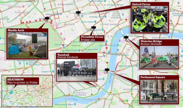 Londra'da eylemlerin önüne geçilemiyor