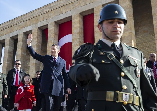 a 23 Nisan törenleri Anıtkabir'de