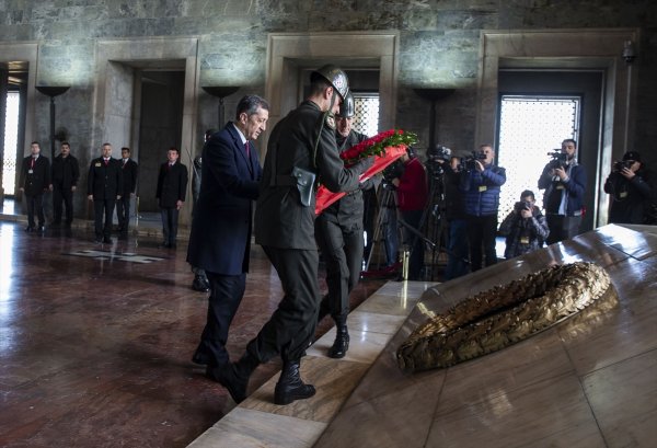 a 23 Nisan törenleri Anıtkabir'de