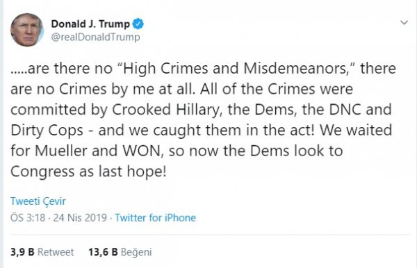 Trump koltuğunu kaybetmekten korkuyor