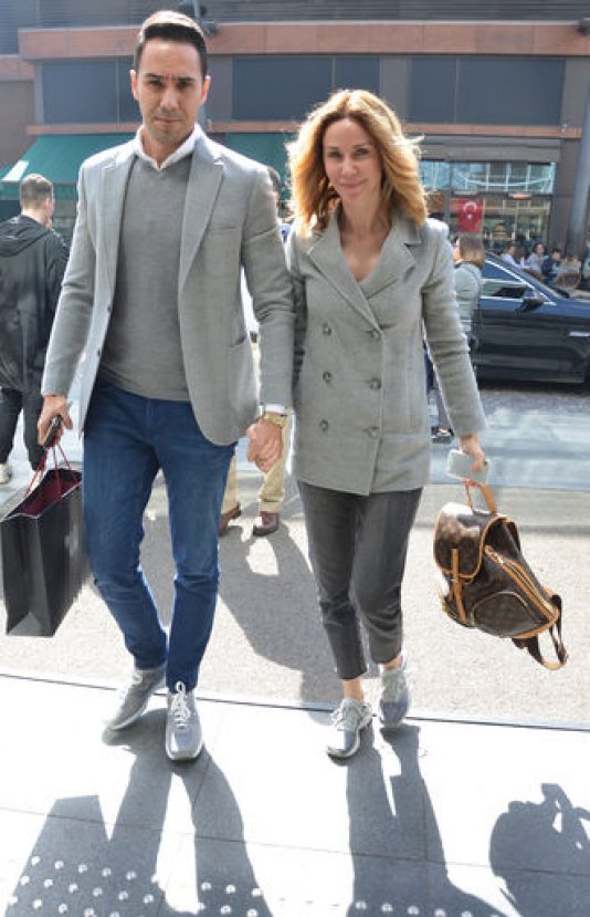 Demet Şener sevgilisiyle alışverişte