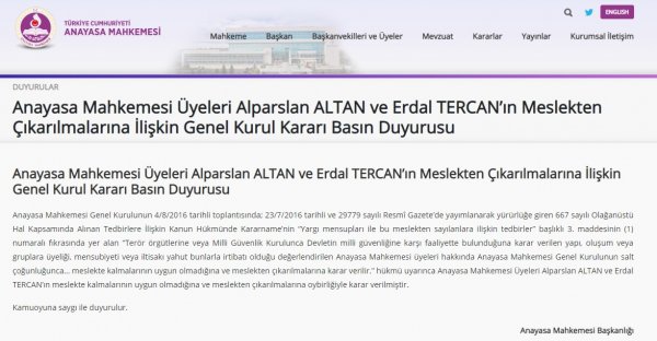 AYM albümünde FETÖ'cü üyelerin fotoğrafları duruyor