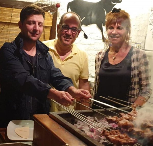 a Ukrayna Cumhurbaşkanı Zelenskiy Bodrum tatilinde