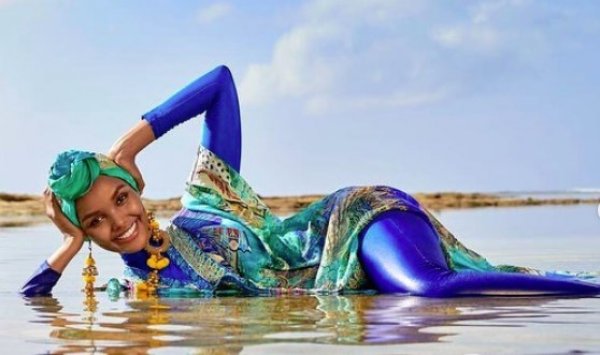 Dünyanın ilk tesettürlü modeli: Halima Aden