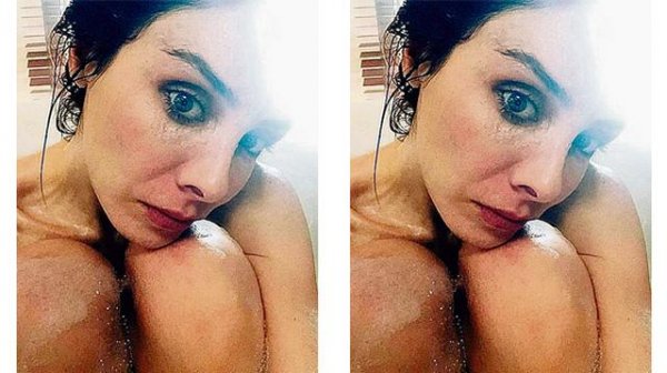 Nur Fettahoğlu'ndan küvet pozu