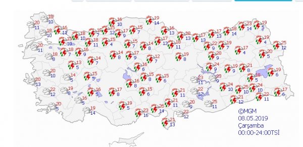 Ramazan'ın ilk haftasında hava durumu