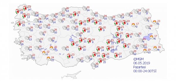 Ramazan'ın ilk haftasında hava durumu