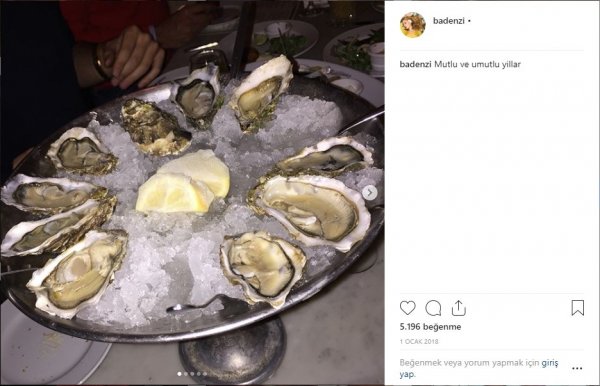 Bade İşçil'den yemekli paylaşıma tepki