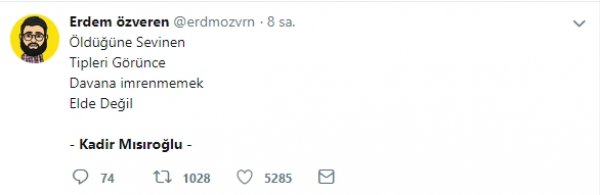 Kadir Mısıroğlu'nun ölümünün ardından yorumlar