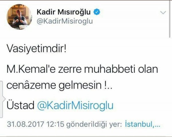 Mısıroğlu'nun cenazesinde Atatürk pankartına gözaltı