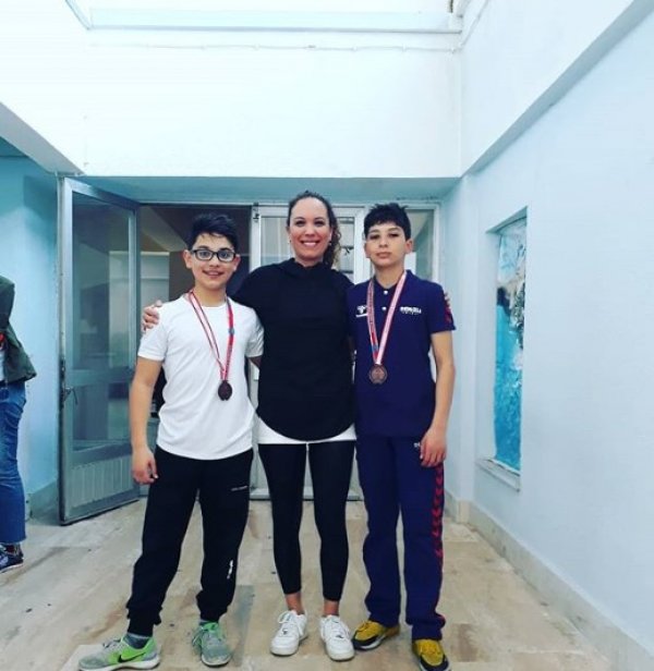 Milli yüzücü yarışı Ukraynalıya kazandırdı