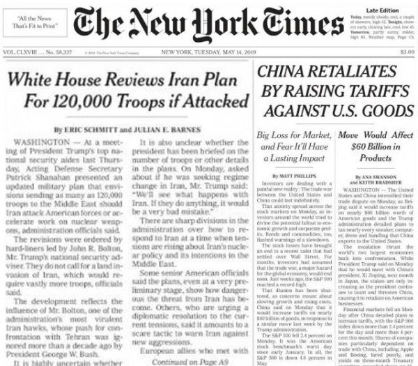 Yabancı basında günün manşetleri